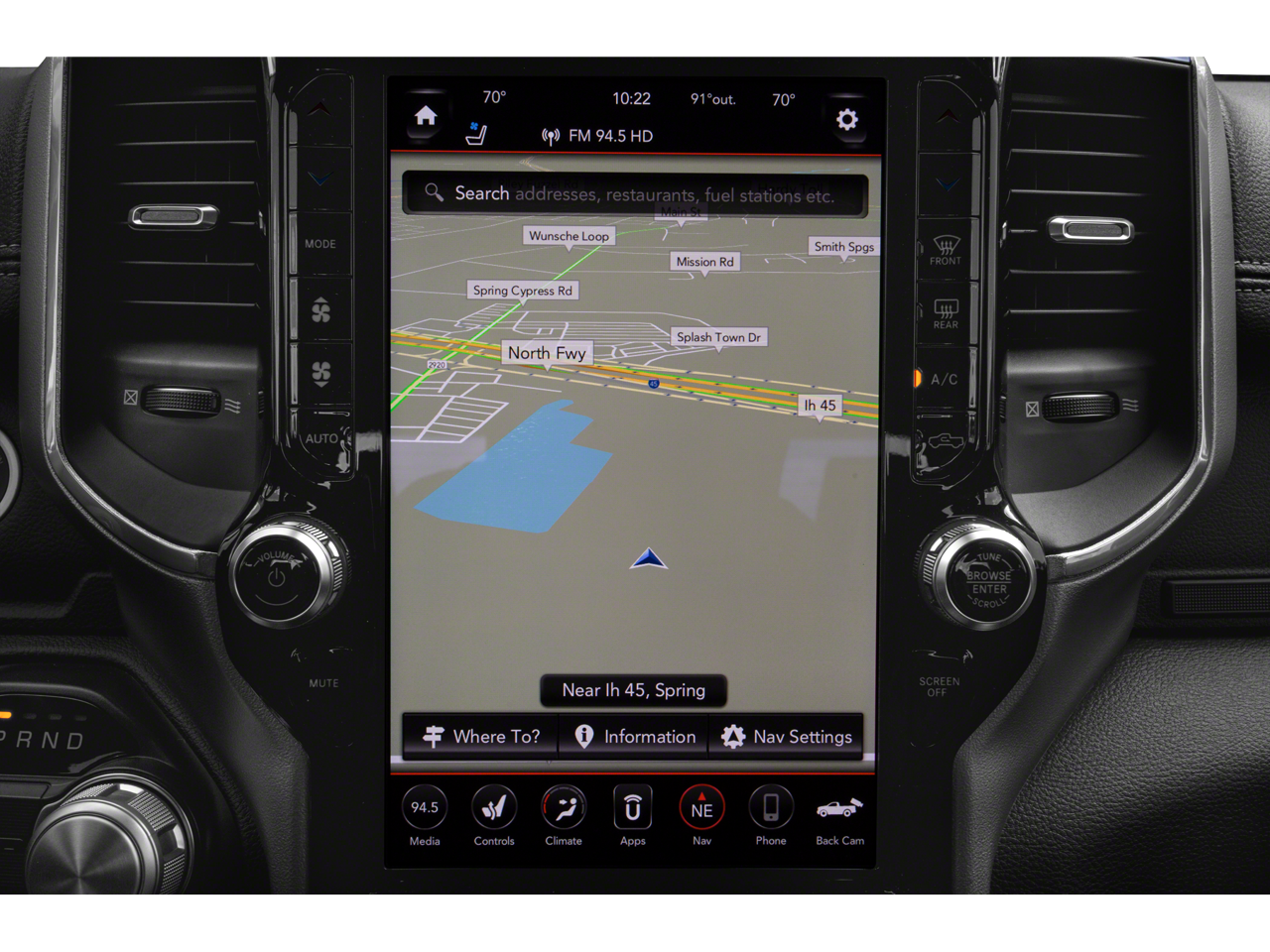 2020 RAM 1500 Laramie Crew Cab 4x4 5'7" Box