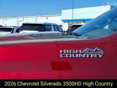 2026 Chevrolet Silverado 3500 HD High Country DRW