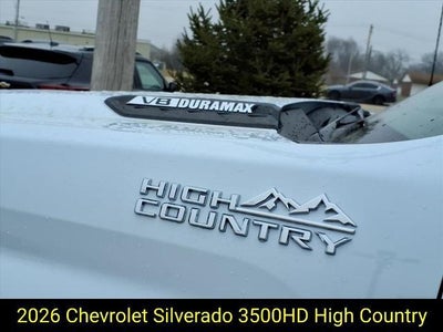 2026 Chevrolet Silverado 3500 HD High Country DRW