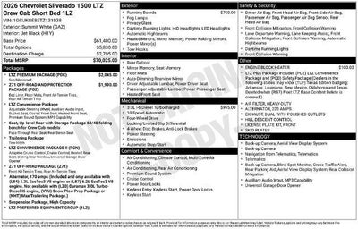 2026 Chevrolet Silverado 1500 LTZ