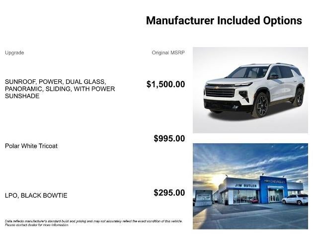 2026 Chevrolet Traverse High Country