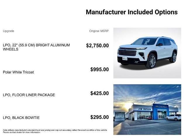 2026 Chevrolet Traverse High Country