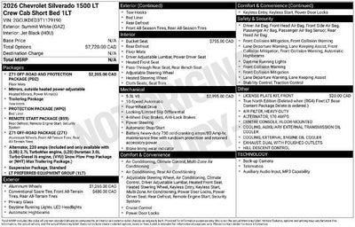 2026 Chevrolet Silverado 1500 LT