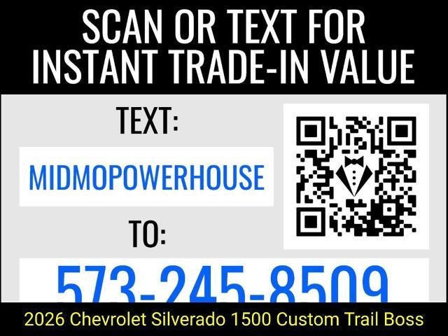 2026 Chevrolet Silverado 1500 Custom Trail Boss