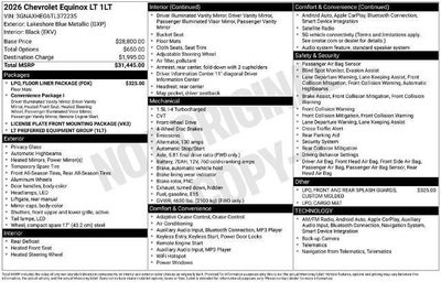 2026 Chevrolet Equinox LT