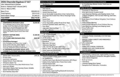 2026 Chevrolet Equinox LT