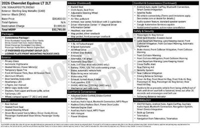 2026 Chevrolet Equinox LT
