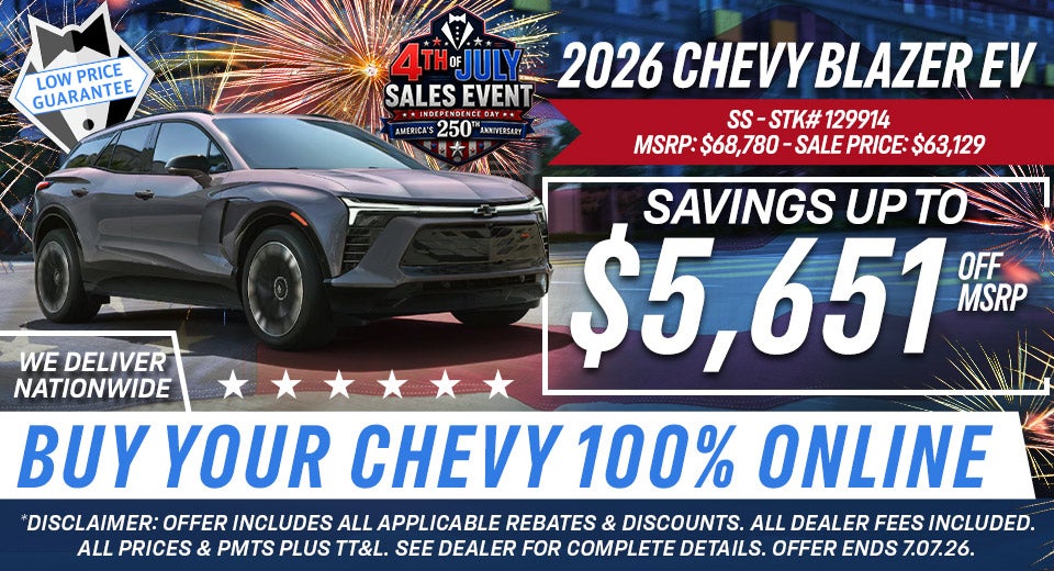 2026 Chevy Blazer EV SS - Savings Up To $5,651 Off MSRP