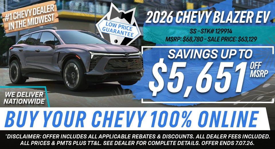 2026 Chevy Blazer EV SS - Savings Up To $5,651 Off MSRP