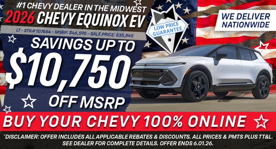 2026 Chevy Equinox EV LT - Savings Up To $10,750 Off MSRP