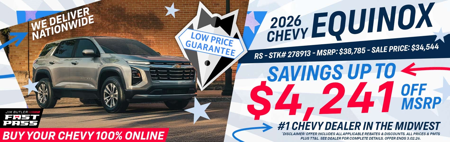 2026 Chevy Equinox - Savings Up To $4,241 Off MSRP