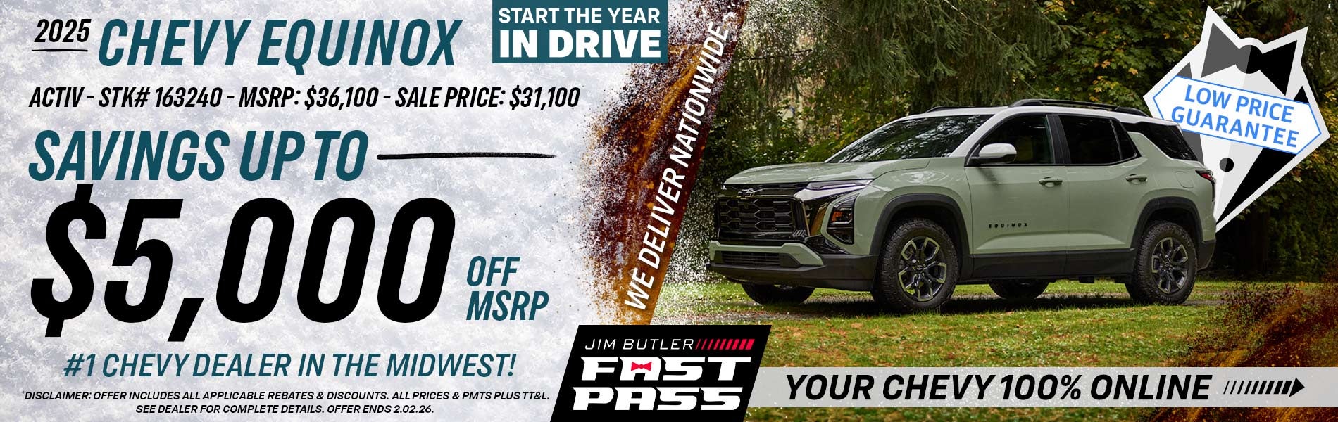 2025 Chevy Equinox - Savings Up To $5,000 Off MSRP