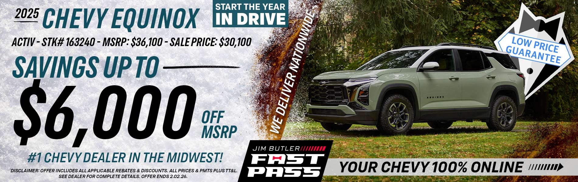 2025 Chevy Equinox - Savings Up To $6,000 Off MSRP