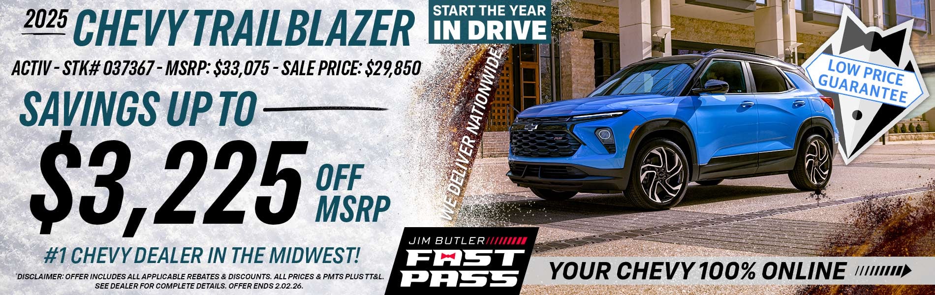 2025 Chevy Trailblazer - Savings Up To $3,225 Off MSRP