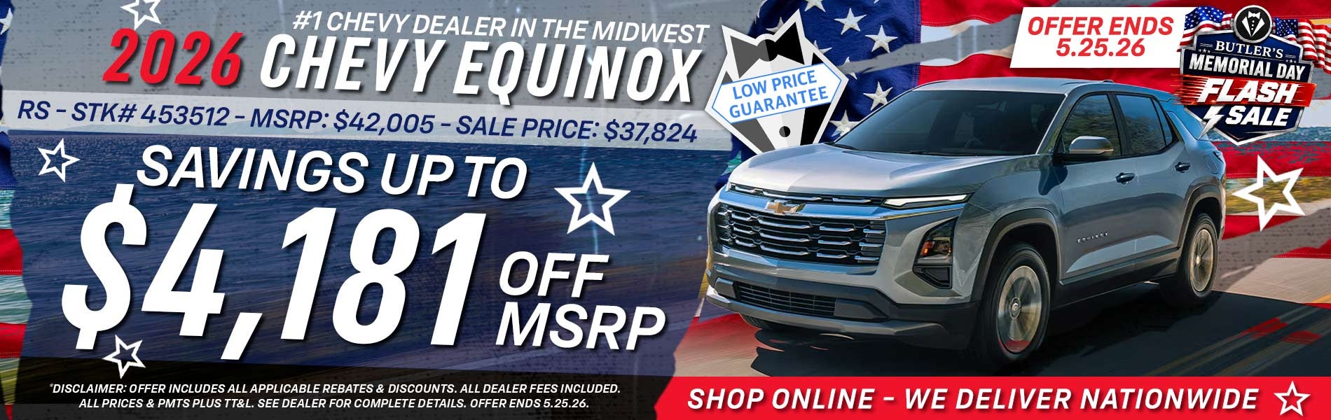 2026 Chevy Equinox - Savings Up To $4,181 Off MSRP