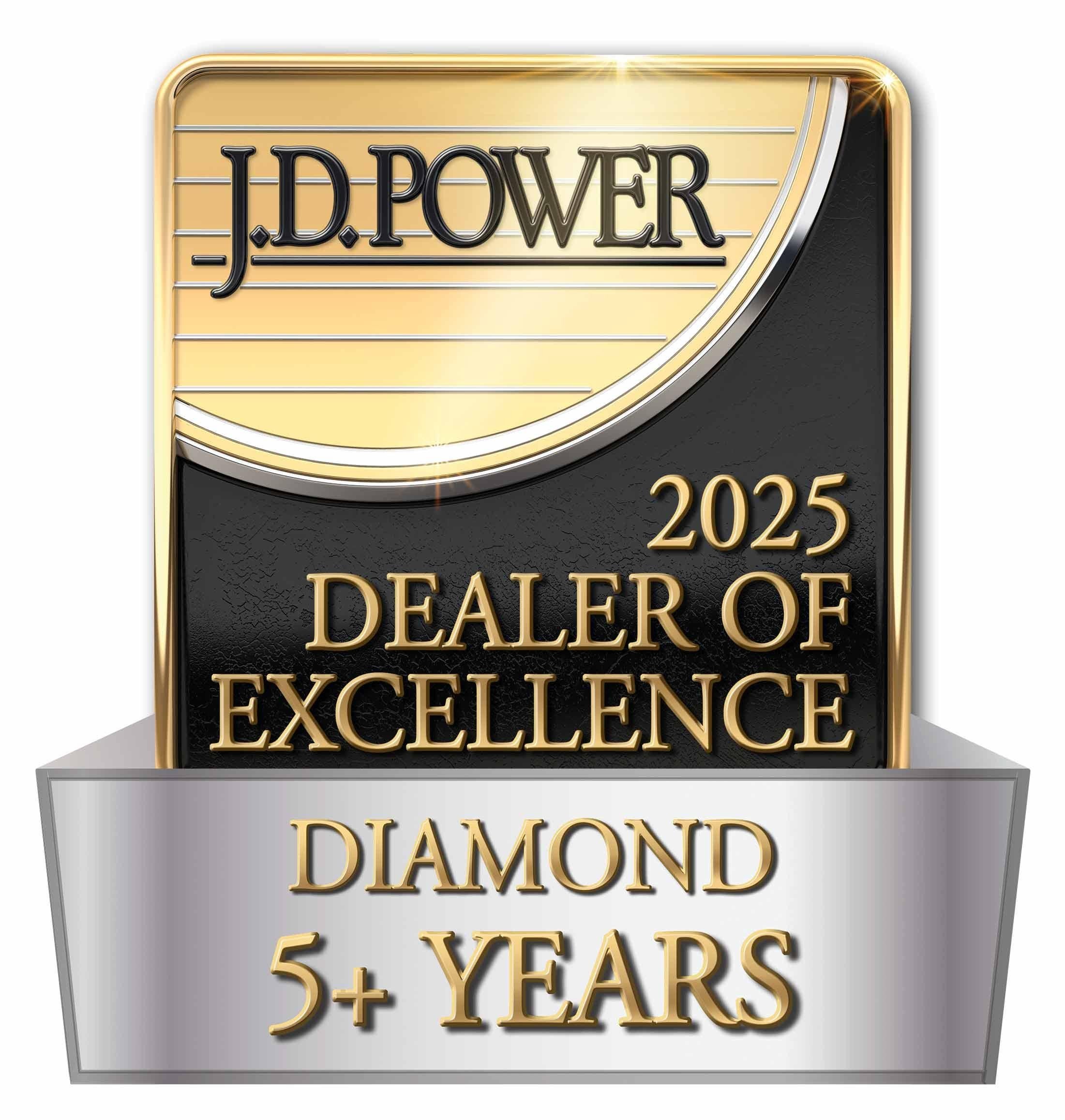 J.D.Power Diamond award